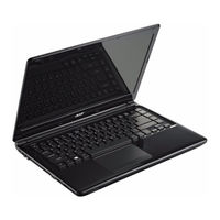 Acer Aspire E1 Série Manuel D'utilisation