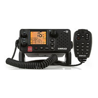 Simrad RS25U Manuel