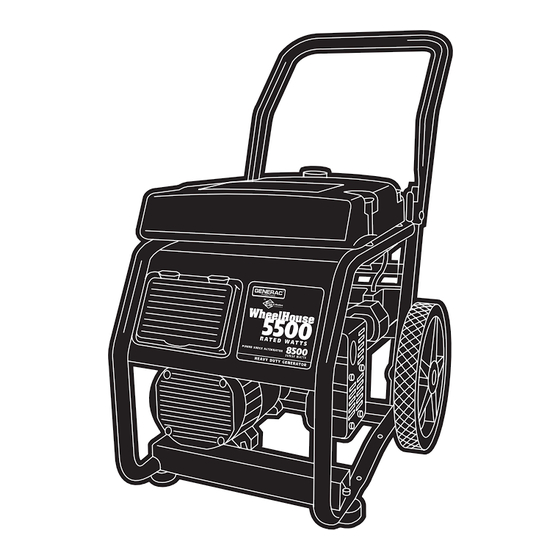 Briggs & Stratton GENERAC WheelHouse 5500 Manuel De L'utilisateur