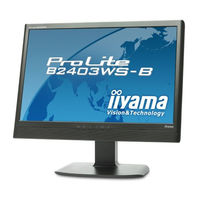 Iiyama ProLite B2403WS Mode D'emploi