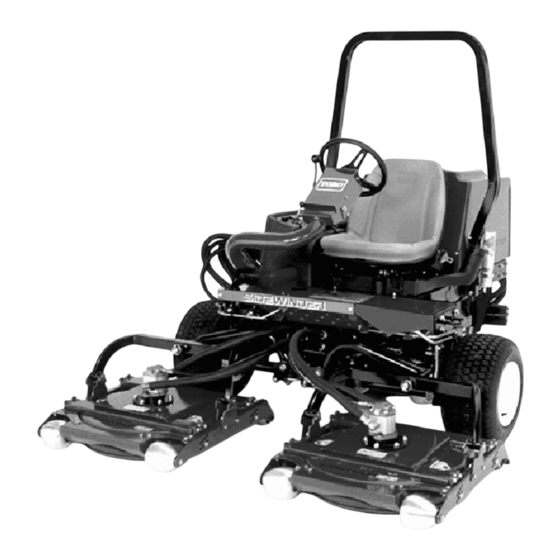 Toro GROUNDSMASTER 3500-D Notice D'utilisation