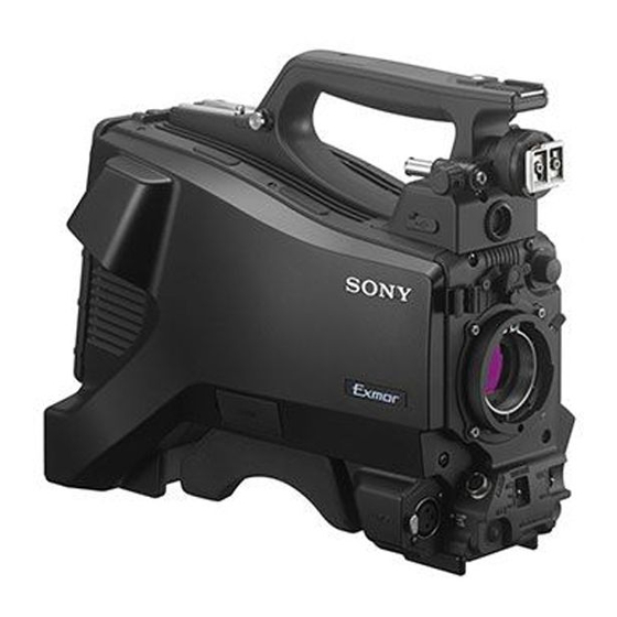 Sony HXC-FB75 Mode D'emploi