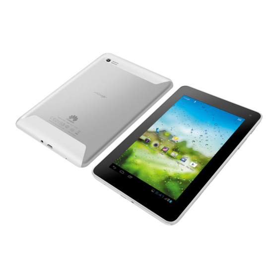 Huawei MediaPad 7 Lite Guide Utilisateur