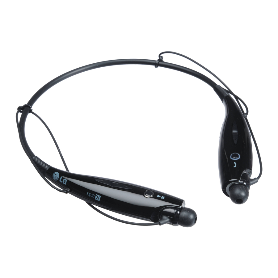 LG TONE+ HBS-730 Mode D'emploi