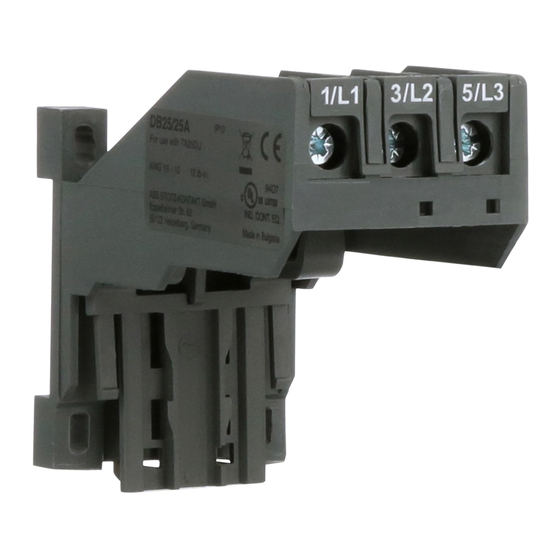 ABB DB25/32A Notice De Montage
