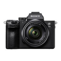 Sony a7 III Guide D'aide