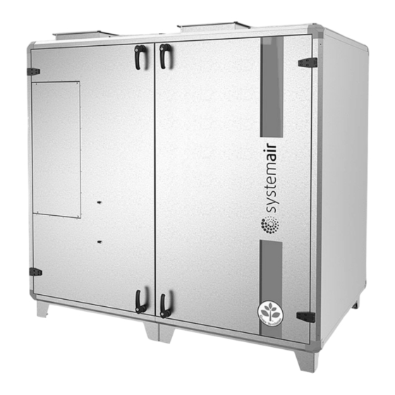 SystemAir Topvex SR 09 Instructions D'exploitation Et De Maintenance