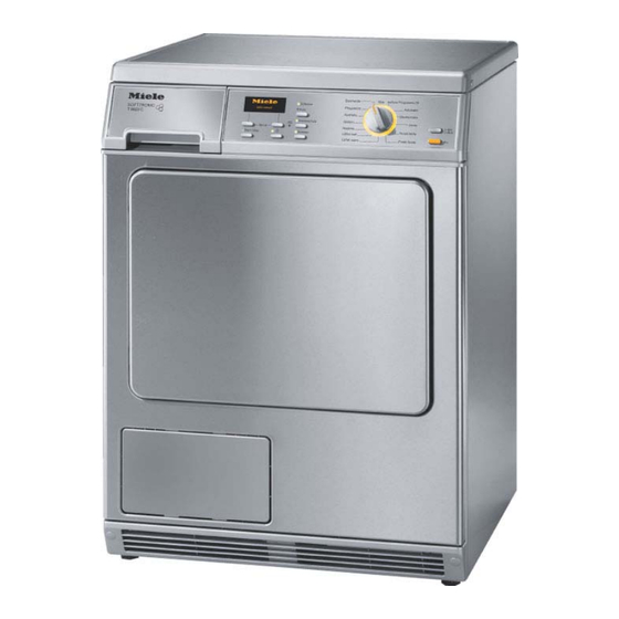 Miele Softtronic T 8623 C Mode D'emploi