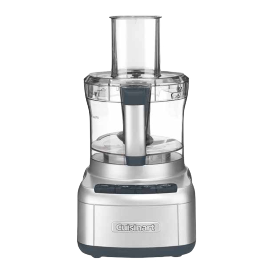 Cuisinart Elemental FP-8C Séries Livret D'instructions