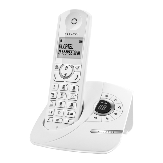 Alcatel F380 Voice Guide D'utilisateur