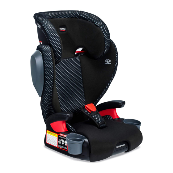 Britax HIGHPOINT Manuels