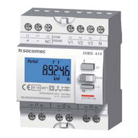 Socomec DIRIS A14 Notice D'utilisation