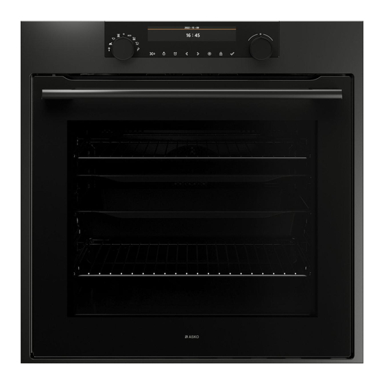 Asko OP8687A1 Mode D'emploi