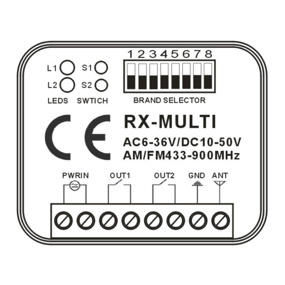 Daspi RX MULTI Manuel D'utilisation