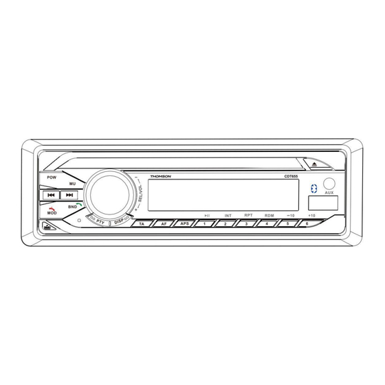 THOMSON CDT655 Manuel D'utilisation