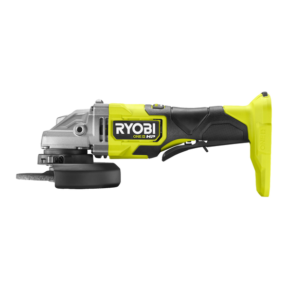 Ryobi RAG18X-0 Manuel