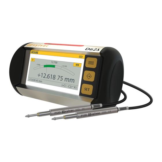 sylvac D62S Mode D'emploi
