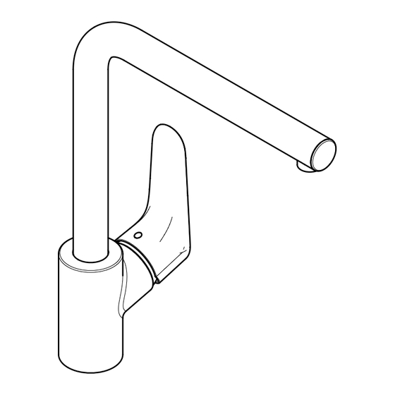 Hansgrohe Focus M41 260 1jet 31820 Série Mode D'emploi / Instructions De Montage