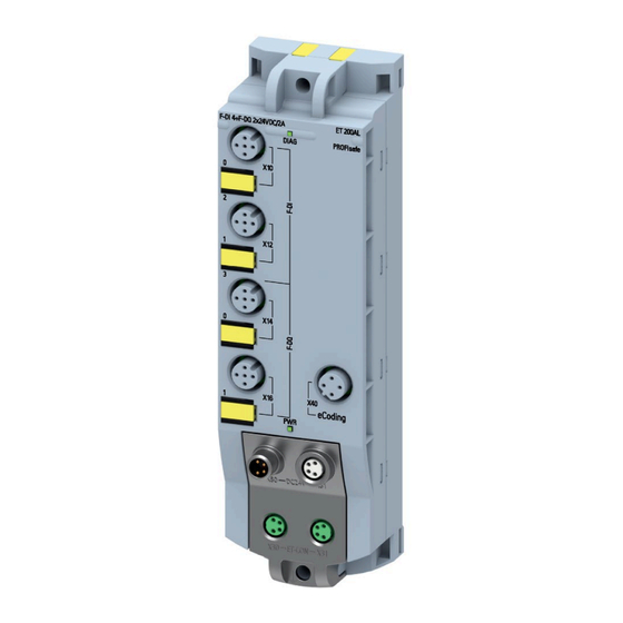 Siemens SIMATIC ET 200AL Manuel