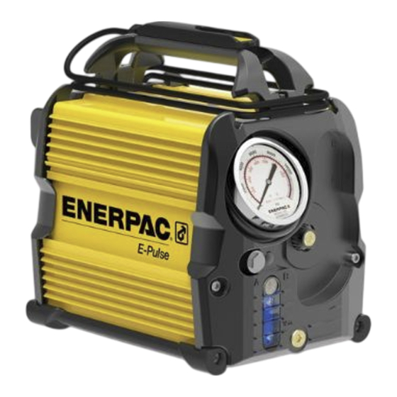 Enerpac E-Pulse EP3304S Manuel D'instructions