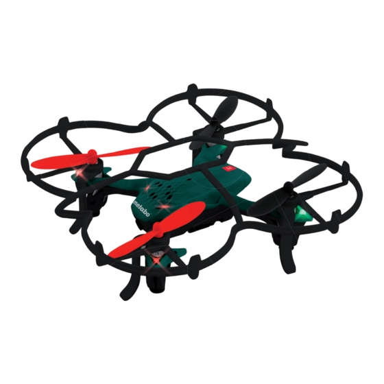 Metabo XciteRC Quadcopter Mode D'emploi