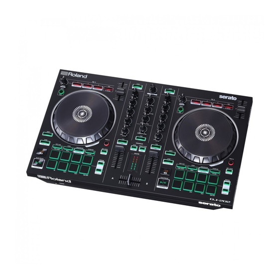 Roland DJ-202 Mode D'emploi