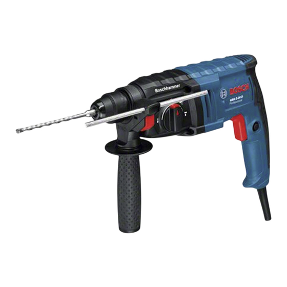 Bosch GBH 2-24 DRE Professional Notice Originale