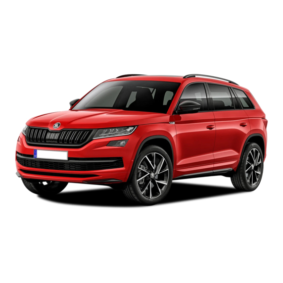 Skoda KODIAQ Notice D'utilisation