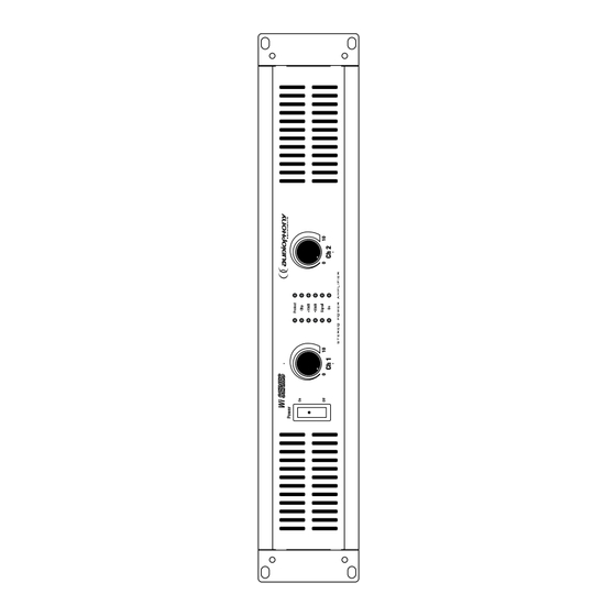 audiophony Wi Serie Guide De L'utilisateur