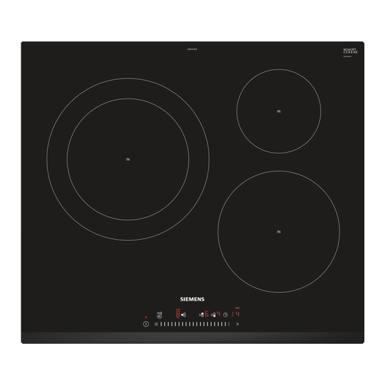 Siemens EH632FJB1E Mode D'emploi