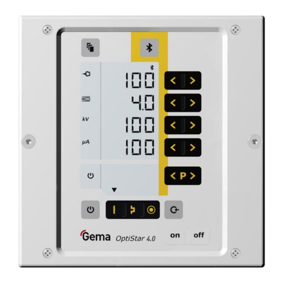 Gema OptiStar 4.0 CG20 Manuels