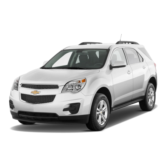 Chevrolet Equinox 2011 Guide Du Propriétaire