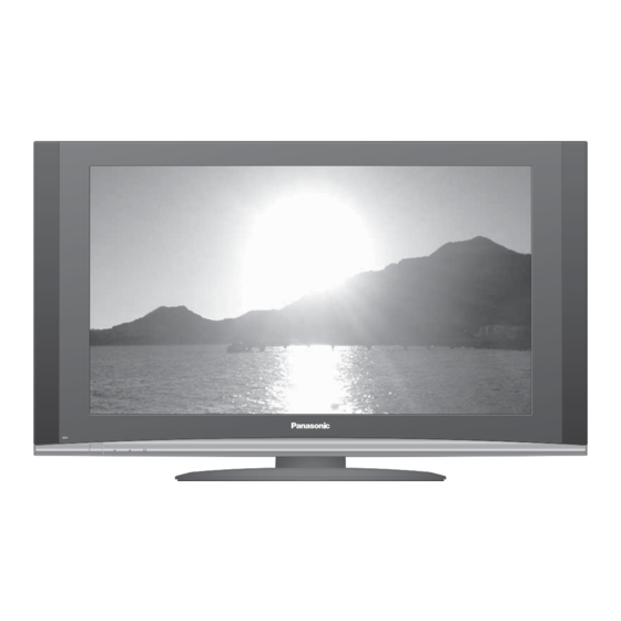 Panasonic VIERA TX-37LZD70F Mode D'emploi