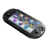 Sony PSVITA PCH-2016 Guide De Mise En Route