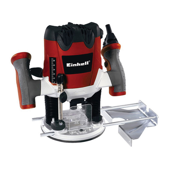 EINHELL TE-RO 1255 E Mode D'emploi D'origine