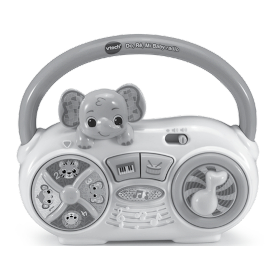 VTech Do, Ré, Mi Baby radio Manuel D'utilisation