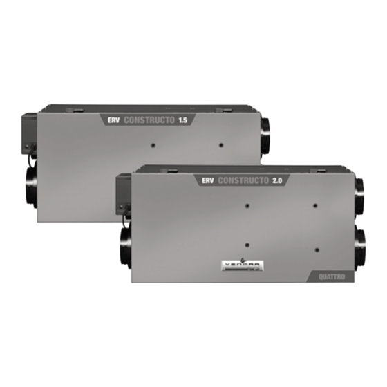 Venmar AVS ERV CONSTRUCTO 1.5 QUATTRO Guide D'installation