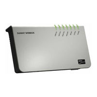 SMA Sunny WebBox RS485 Guide D'installation Rapide