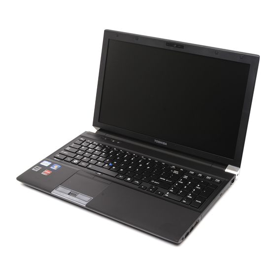 Toshiba R850 Manuel De L'utilisateur