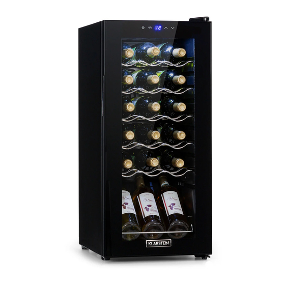 Klarstein SHIRAZ 18 SLIM UNO Mode D'emploi
