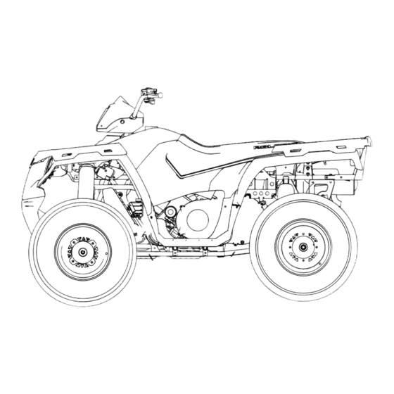 Polaris Sportsman 800 EFI 2013 Manuel D'utilisation