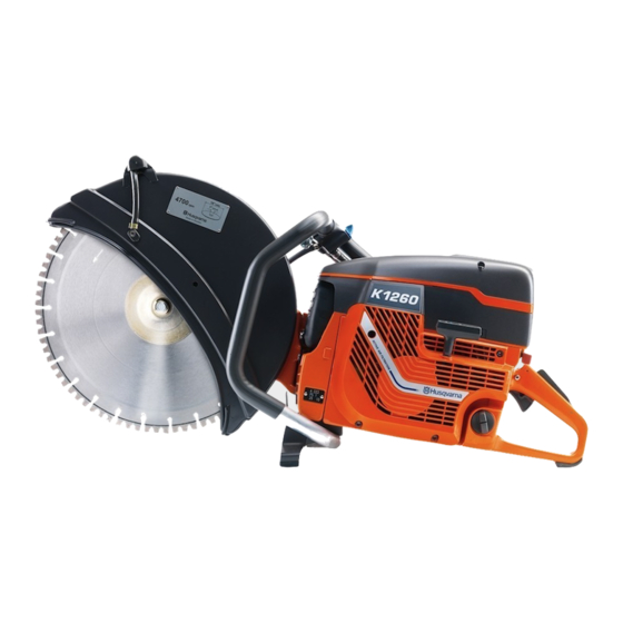 Husqvarna K 1260 Rail Manuel D'utilisation