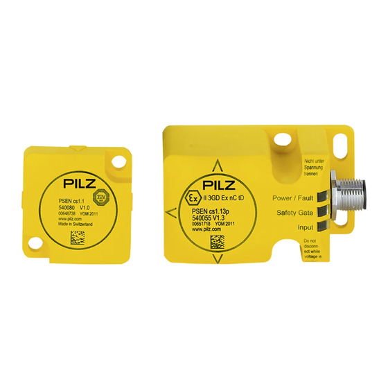 Pilz PSEN cs1.13p ATEX Manuel D'utilisation