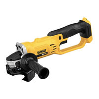 DeWalt DCG412 Mode D'emploi