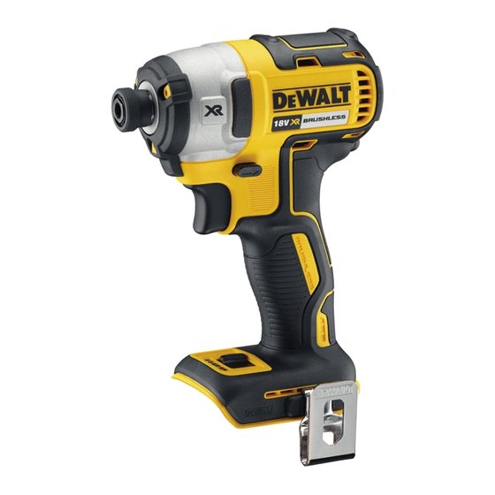 DeWalt DCF887 Guide D'utilisation