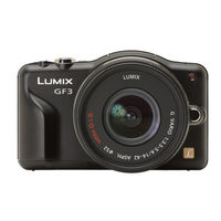 Panasonic Lumix DMC-GF3 Mode D'emploi