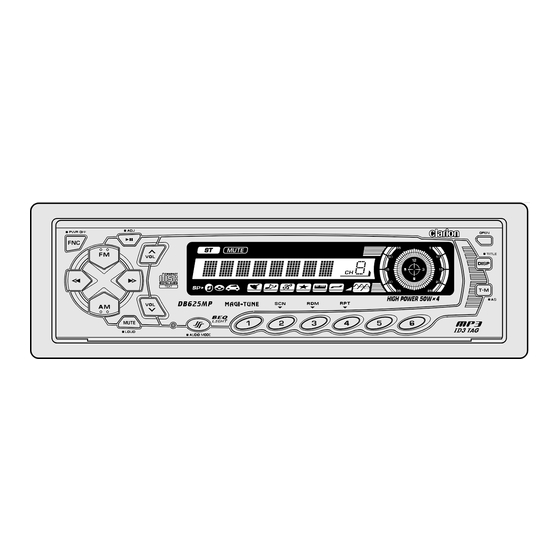 Clarion DB625MP Mode D'emploi