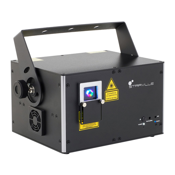 thomann STAIRVILLE DJ Lase RGB Pro Advanced 3000 Notice D'utilisation