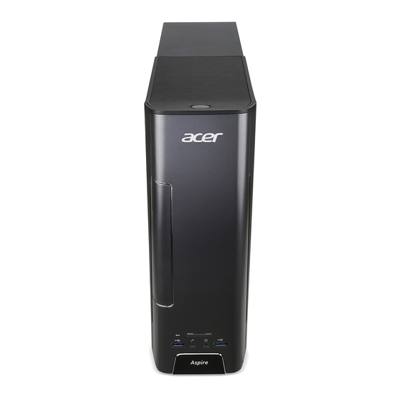 Acer Aspire X3-710 Serie Manuel D'utilisation