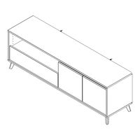 Forma Ideale STIRLING TV 157 3K1F2V UP 01628 Instructions D'assemblage
